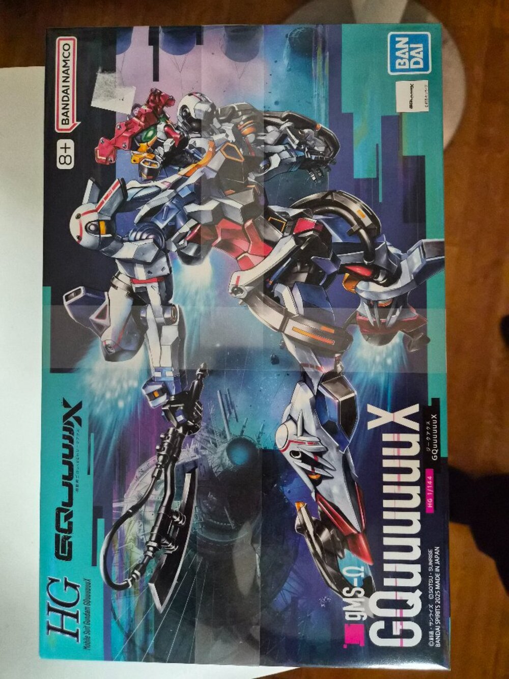 New Sealed HG Mobile Suit Gundam GQuuuuuuX Model Kit 1/144